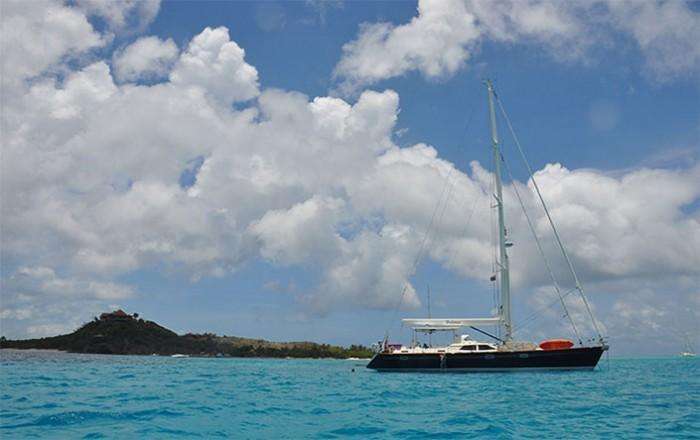 Berthon - DULCINEA – Anchored off Necker Island