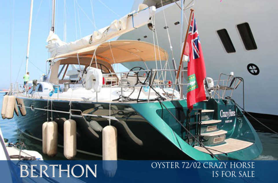 Oyster 72/02 CRAZY HORSE is for sale