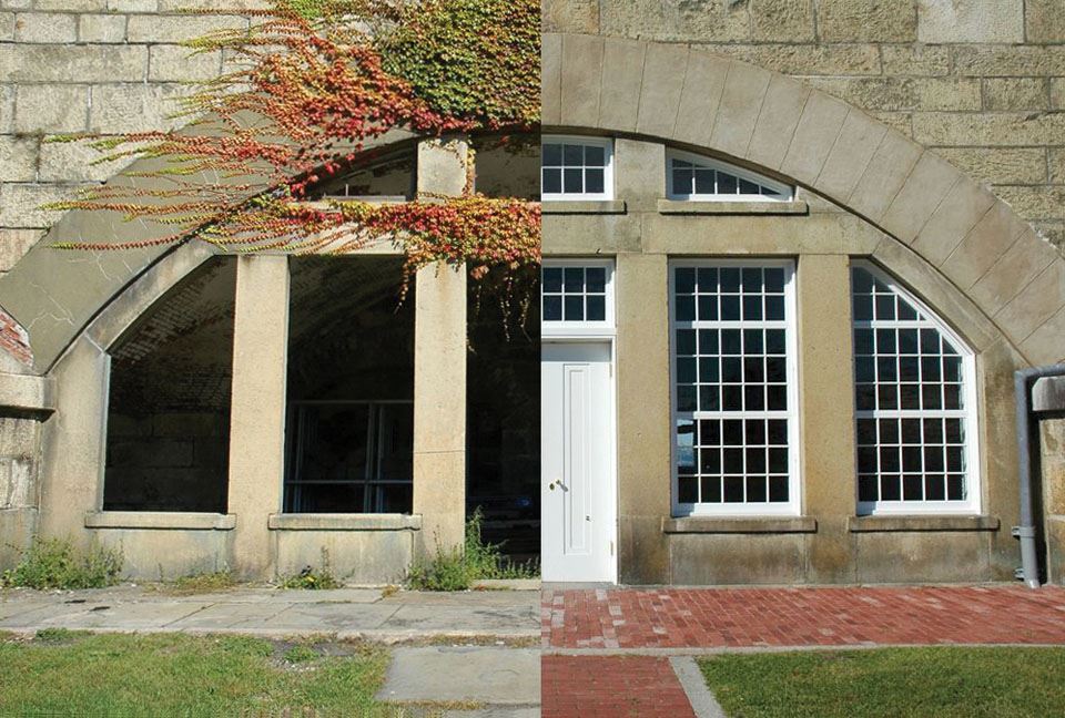 4-fort-adams-casemates-before-and-after-restoration