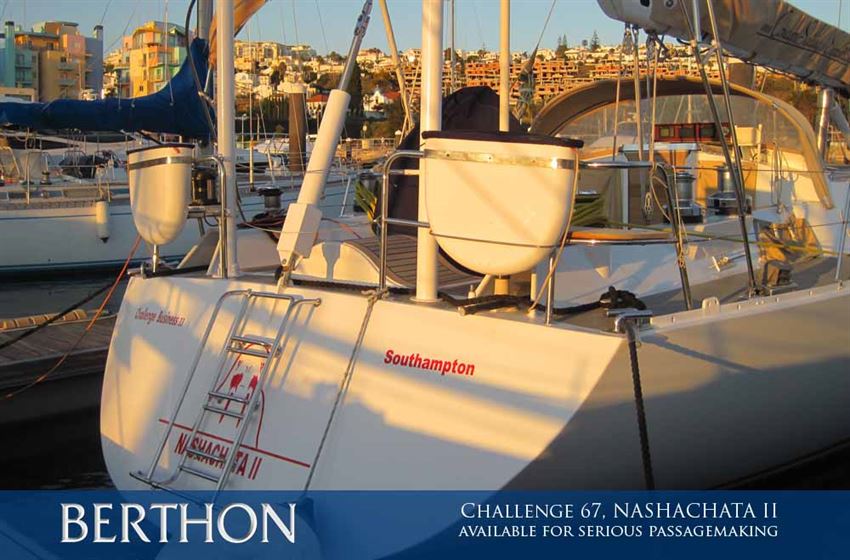 Challenge 67, NASHACHATA II is now available for serious passagemaking