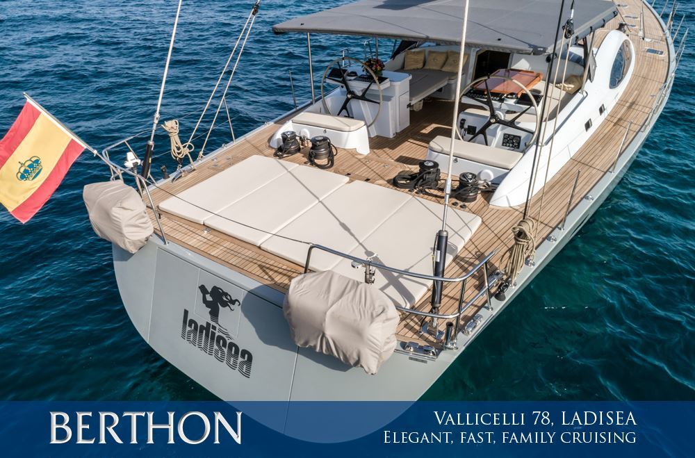 Elegant, fast family blue water cruising from the astonishing LADISEA