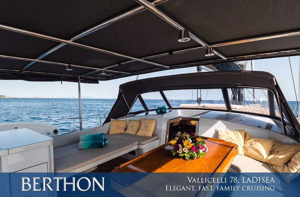 Elegant, fast family blue water cruising from the astonishing LADISEA