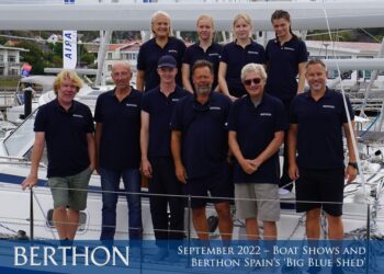 September 2022 – Boat Shows and More from Berthon Spain’s ‘Big Blue Shed’
