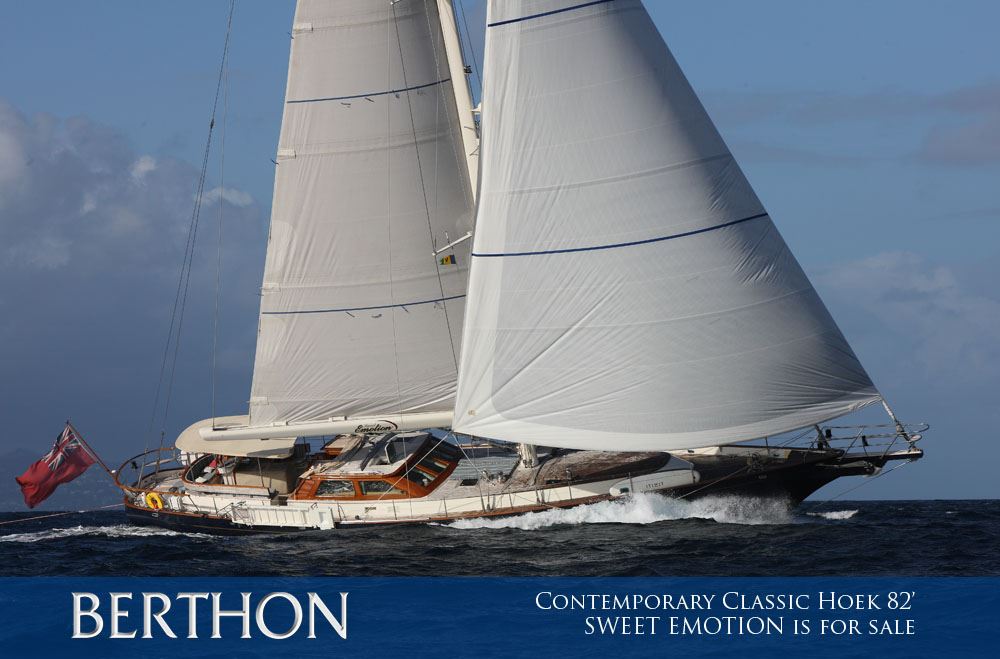 Contemporary classic Hoek 82’ SWEET EMOTION is for sale