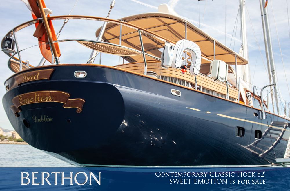 Contemporary classic Hoek 82’ SWEET EMOTION is for sale