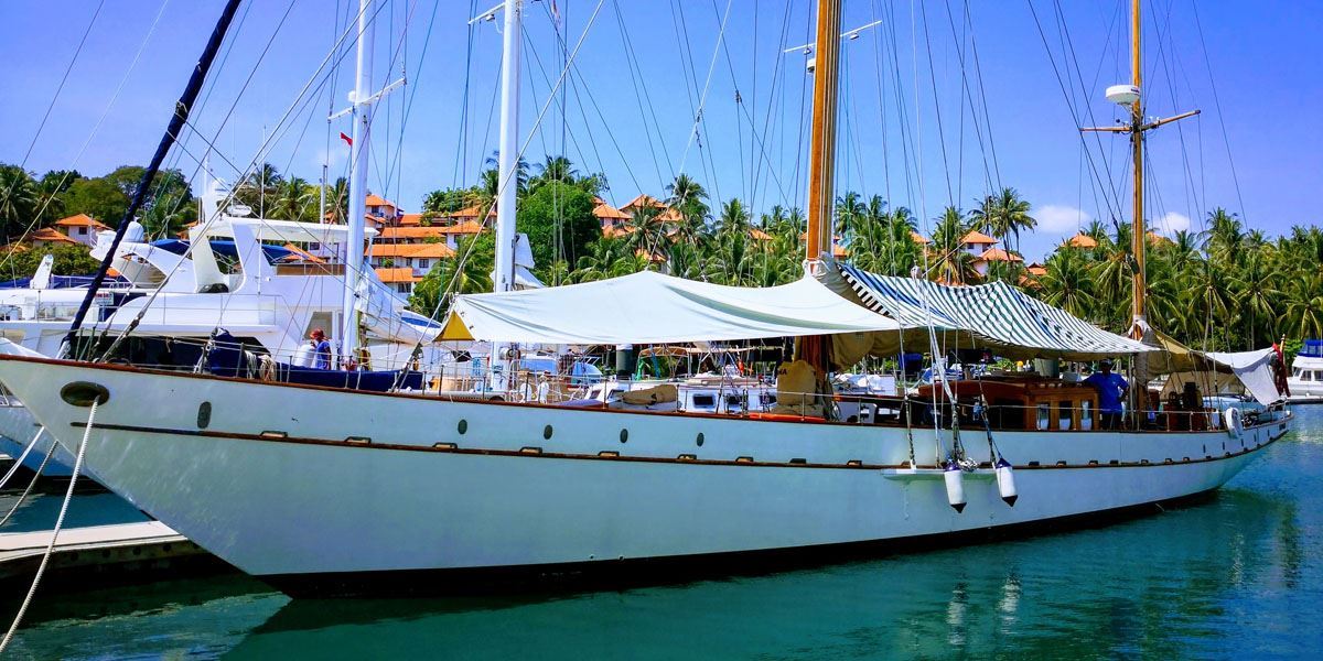 From 1895, 78’ Classic Stowe RONA is for sale Berthon International