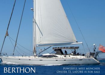 Powerful mile muncher Oyster 72, LATOBE is for sale