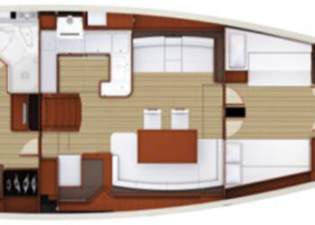 Jeanneau 57, TALULAH RUBY III Layout 1