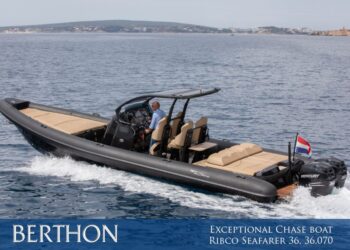 Ribco Seafarer 36, 36.070 – exceptional chase boat now for sale