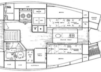 Nautor Swan 44, EXIT Layout 1