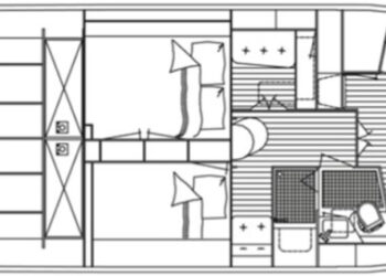 Nord West 390 Flybridge, FREJA Layout 2