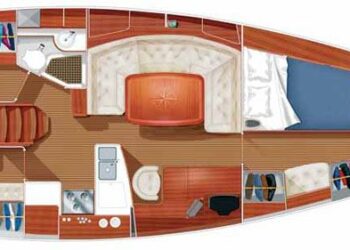 Sweden Yachts 42, RHAPSODY Layout 1