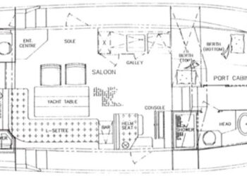 Grand Banks 42 Motor Yacht, LAZAWAY Layout 1