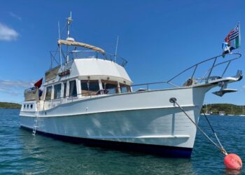 Grand Banks 42 Motor Yacht, LAZAWAY – a Hebridean adventure